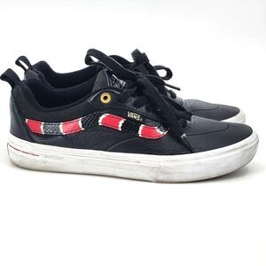 Vans Kyle Walker Pro Coral Snake Shoes Size 6.5 Mens Black Leather Skateboard